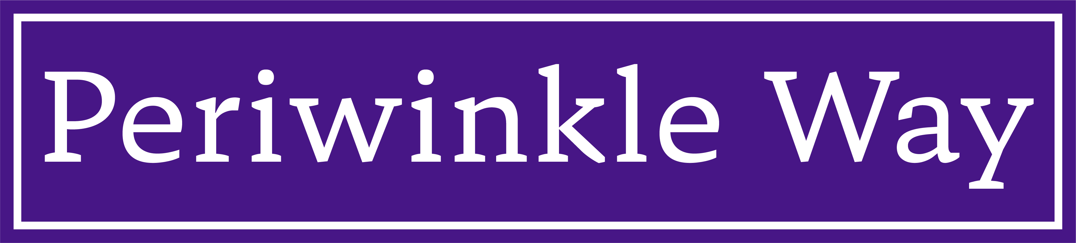 Periwinkle Way logo