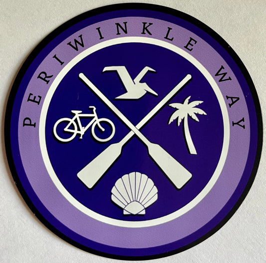 Periwinkle Way Badge Magnet 3”x3” (free shipping)