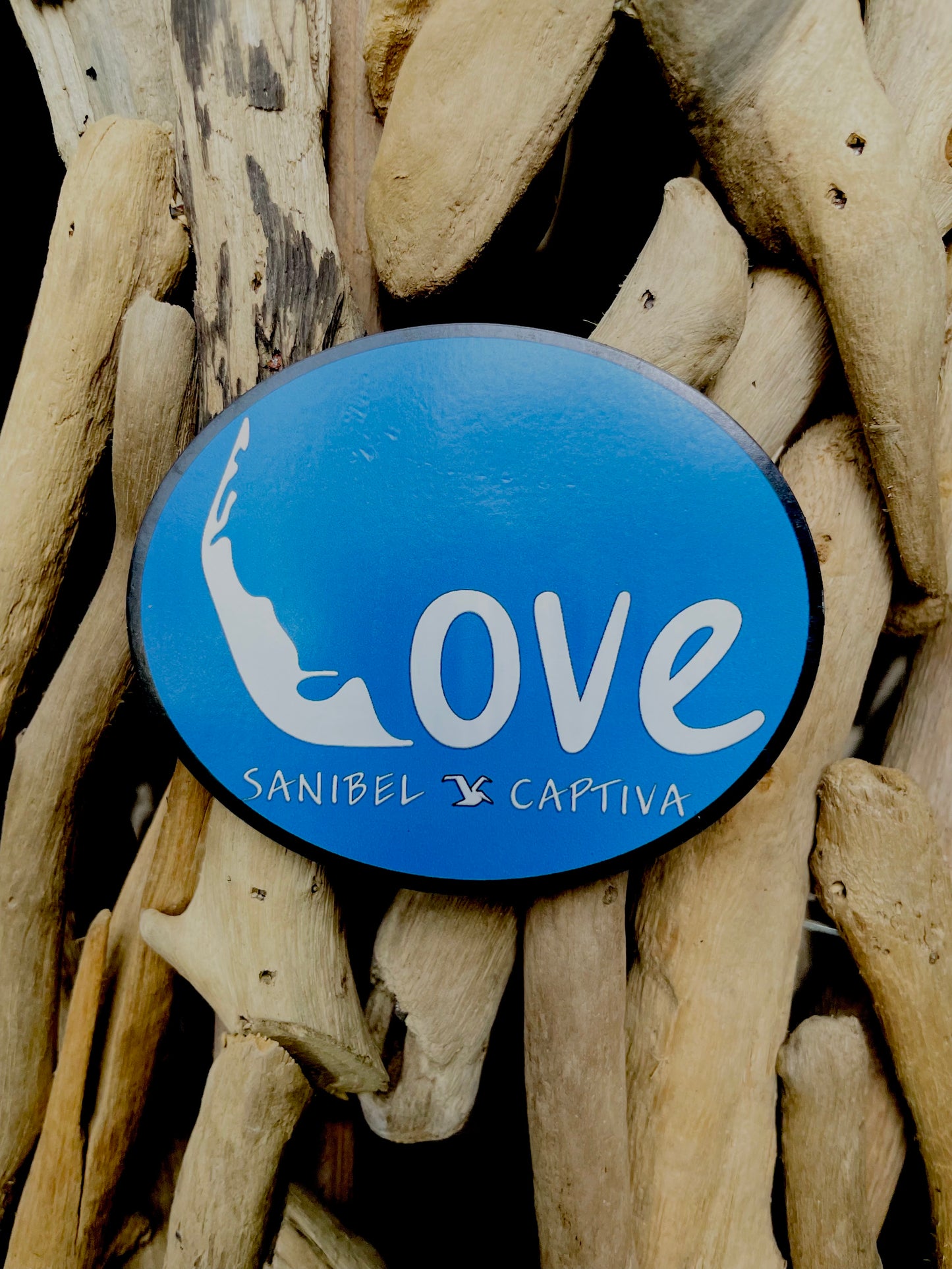 SanCap Love Oval Magnet 3”x2.48” (free shipping)