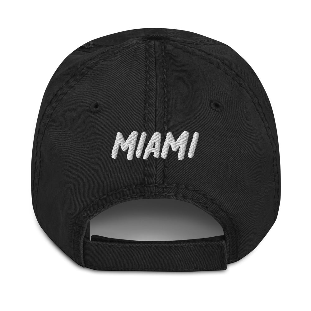 Distressed Miami Hat