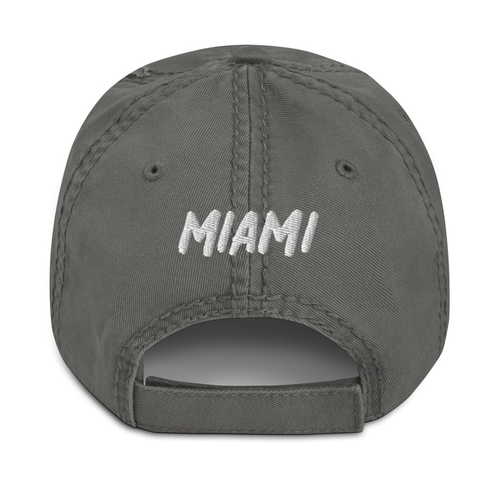 Distressed Miami Hat