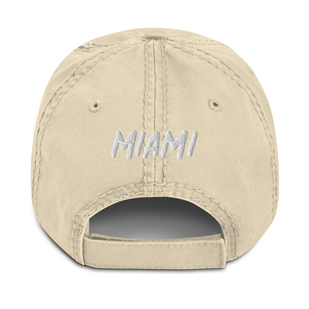 Distressed Miami Hat