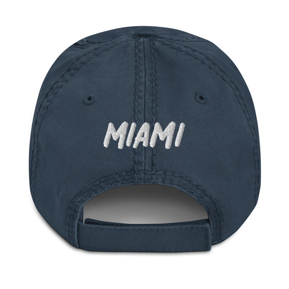 Distressed Miami Hat